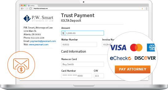 LawPay custom payment pages